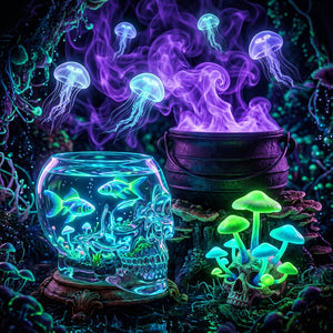 Bizarre Surrealist, Bioluminescent Fungi & Aquatic Phantom Art