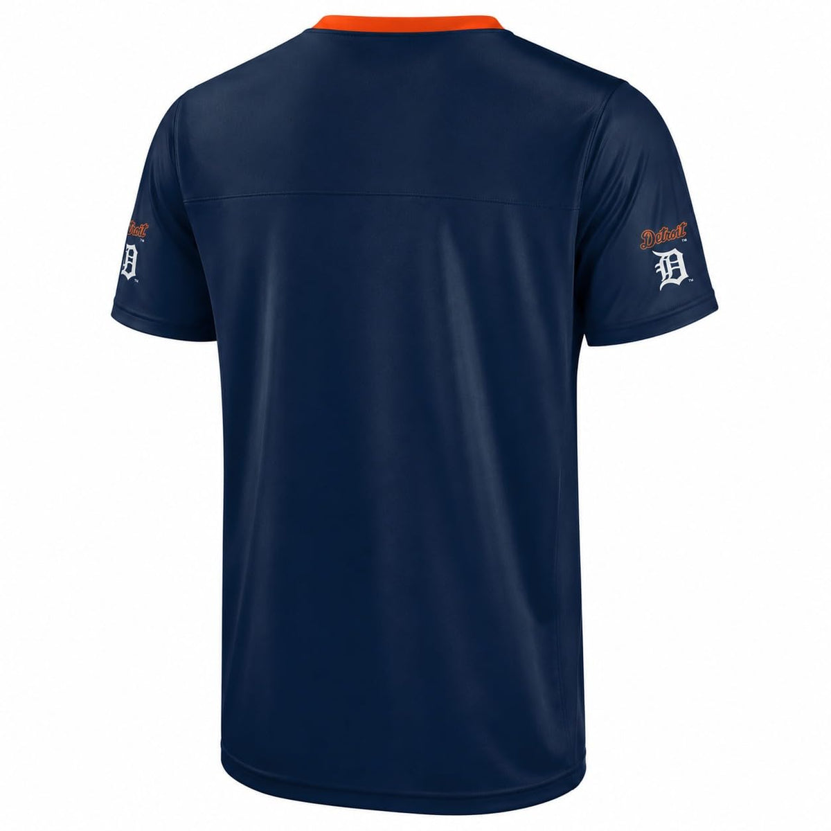 FOCO MLB Men's Officially Licensed Primary Logo Wordmark Ballpark Team Color Baseball Performance V-Neck Top