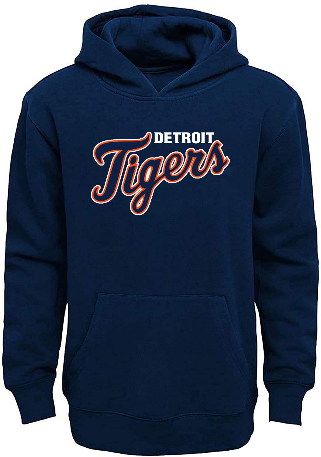 Outerstuff MLB Youth 8-20 Team Color Fleece Wordmark Logo Pullover Sweatshirt Hoodie