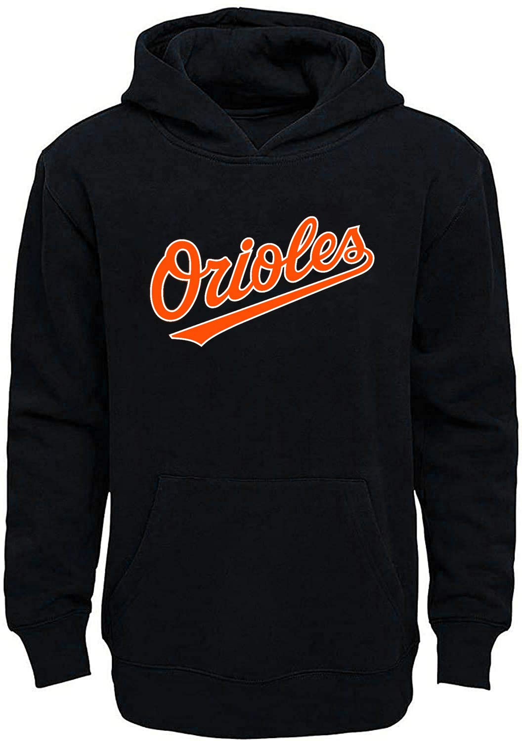 Outerstuff MLB Youth 8-20 Team Color Fleece Wordmark Logo Pullover Sweatshirt Hoodie
