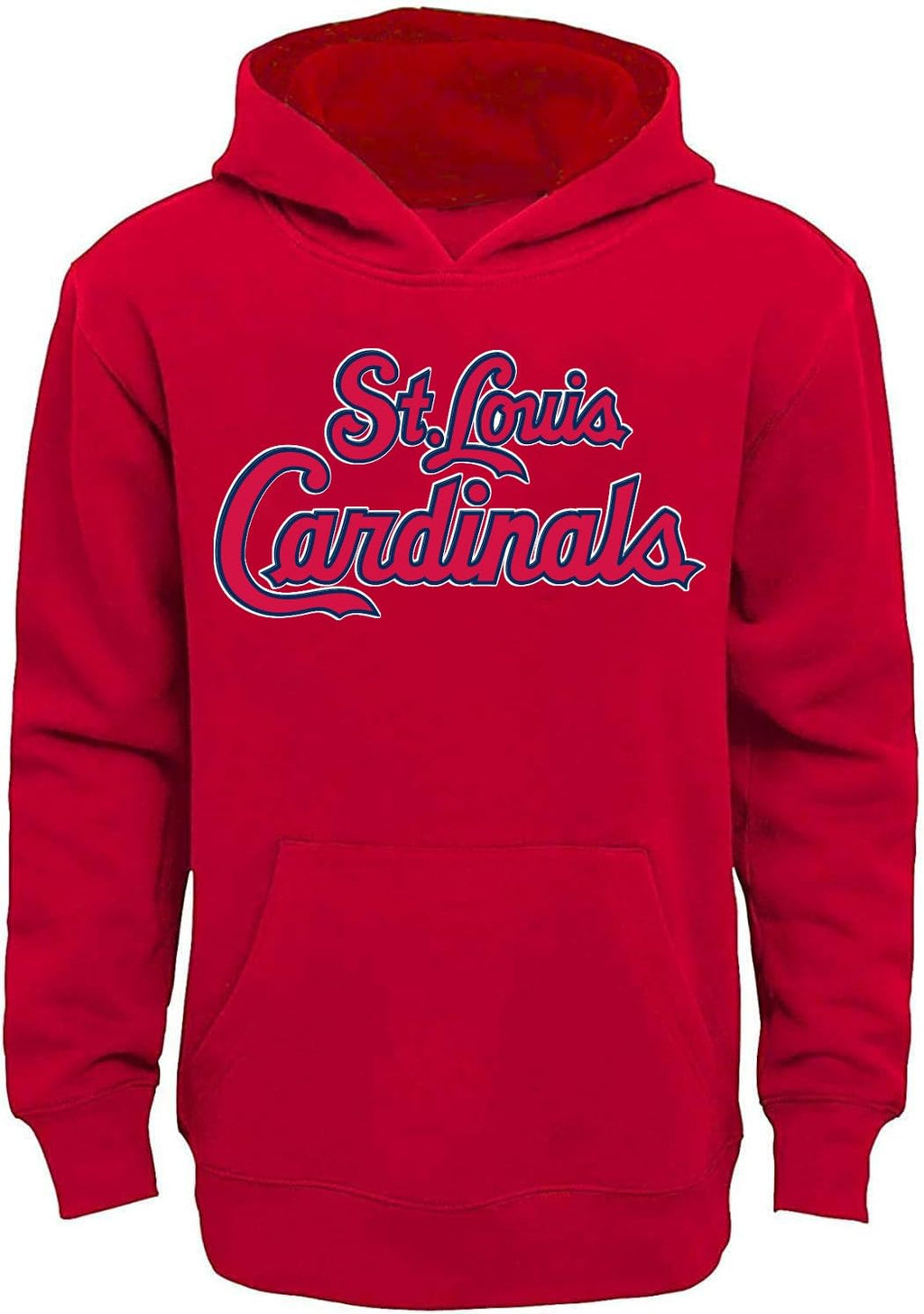 Outerstuff MLB Youth 8-20 Team Color Fleece Wordmark Logo Pullover Sweatshirt Hoodie