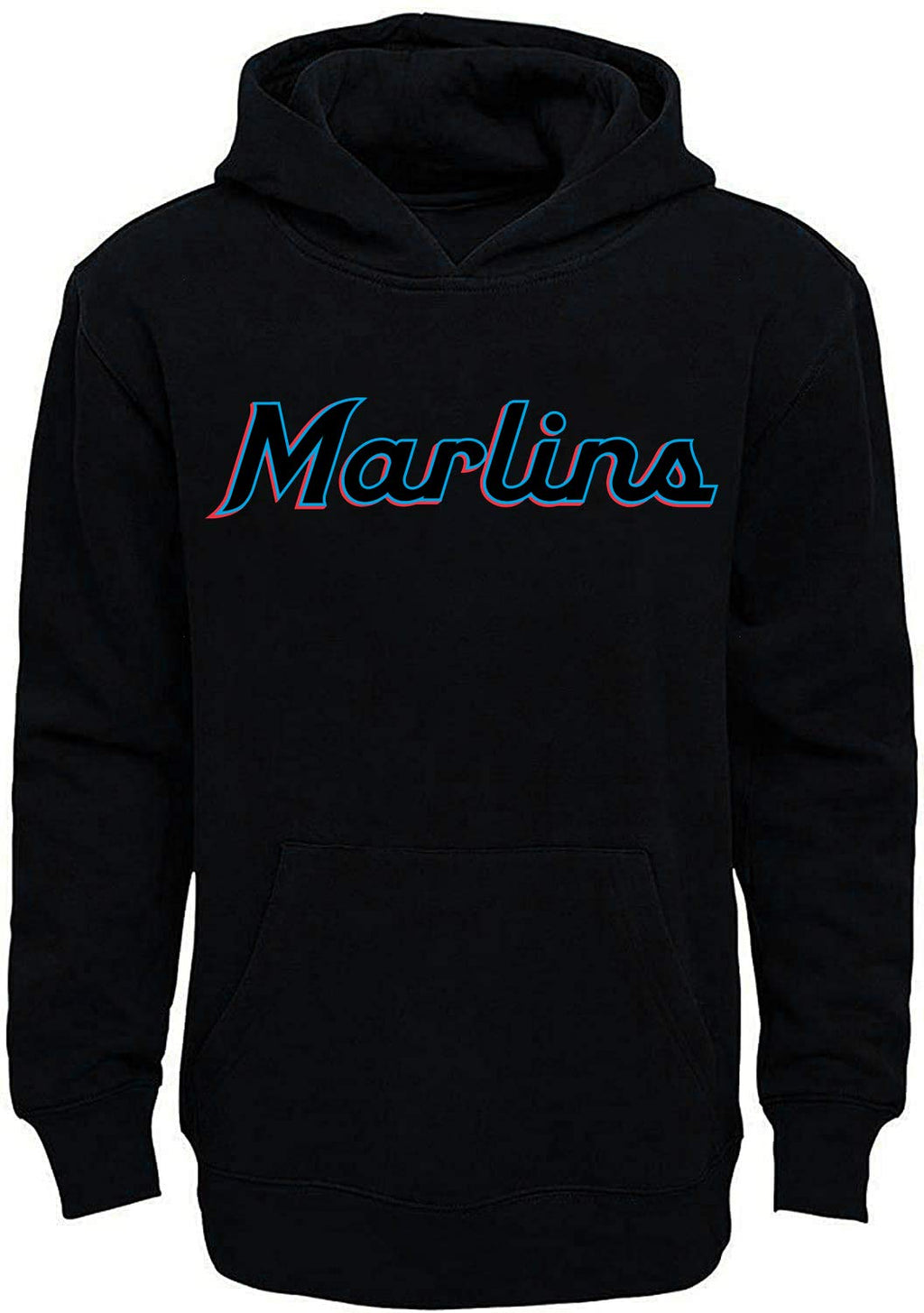 Outerstuff MLB Youth 8-20 Team Color Fleece Wordmark Logo Pullover Sweatshirt Hoodie