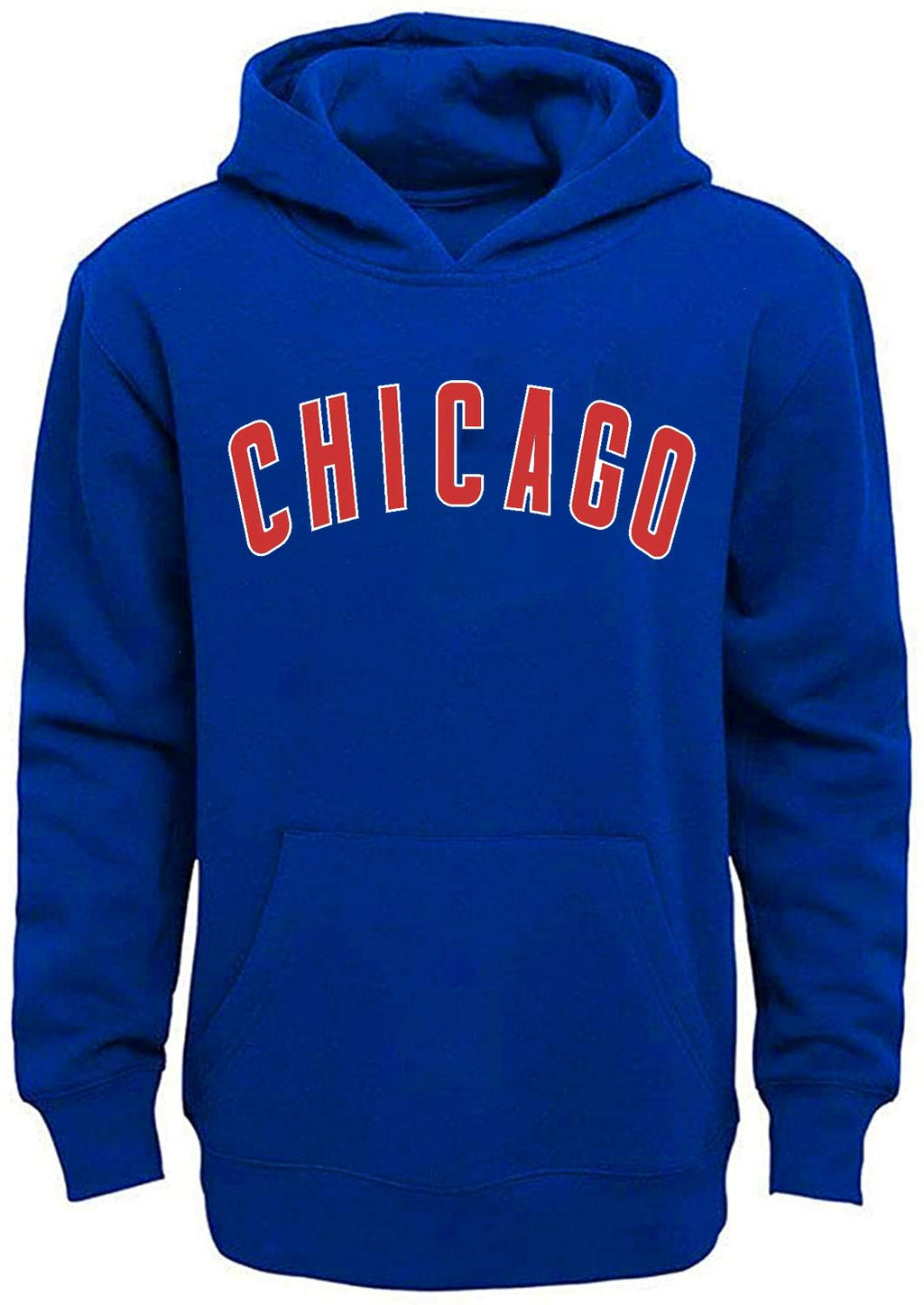 Outerstuff MLB Youth 8-20 Team Color Fleece Wordmark Logo Pullover Sweatshirt Hoodie