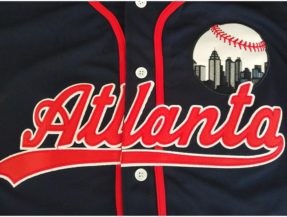 Men's 99 Baseball Jerseys 90s Hip Hop Button Down Baseball Shirts for Party Stitched