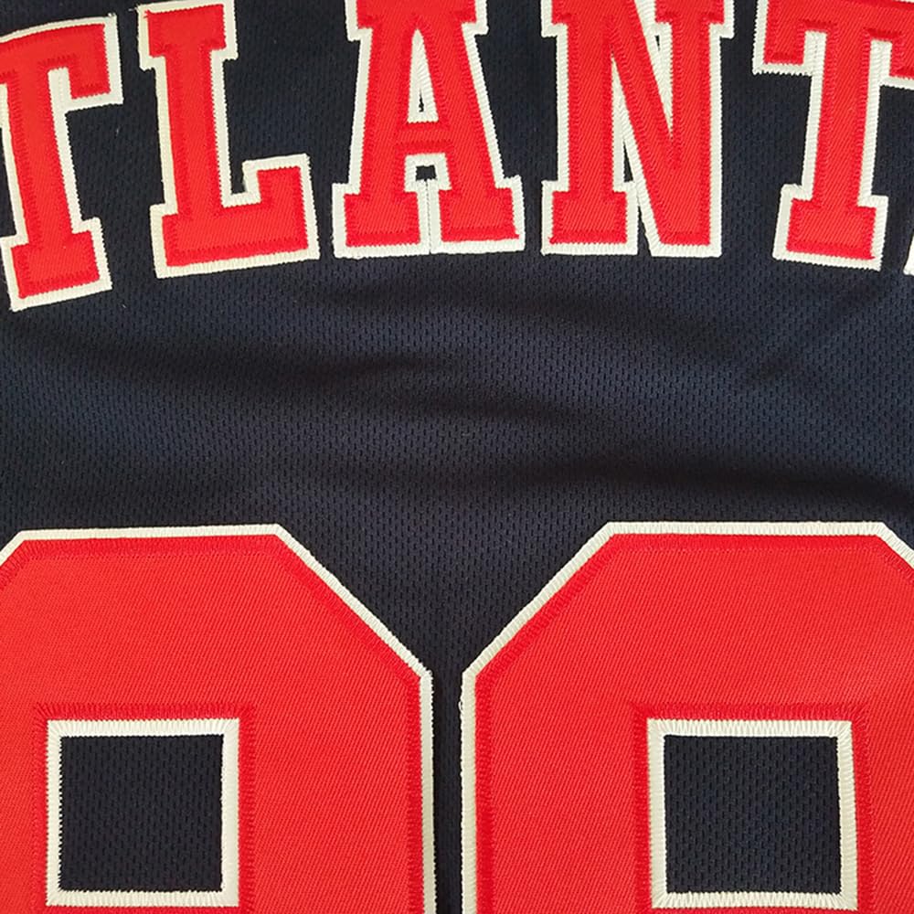 Men's 99 Baseball Jerseys 90s Hip Hop Button Down Baseball Shirts for Party Stitched