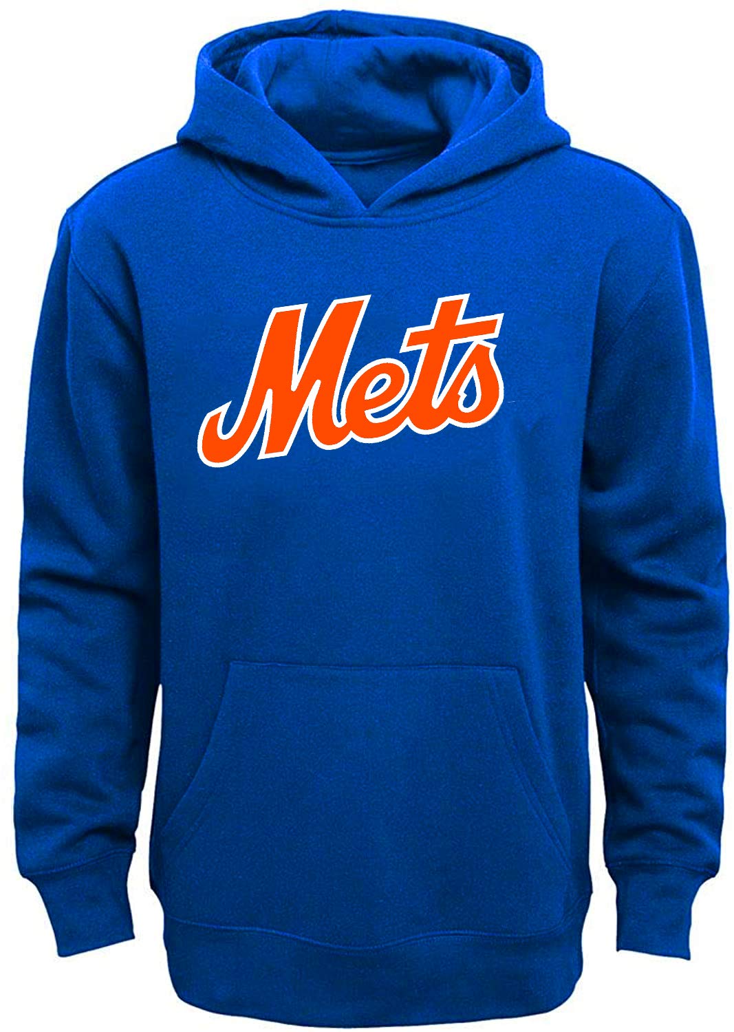 Outerstuff MLB Youth 8-20 Team Color Fleece Wordmark Logo Pullover Sweatshirt Hoodie