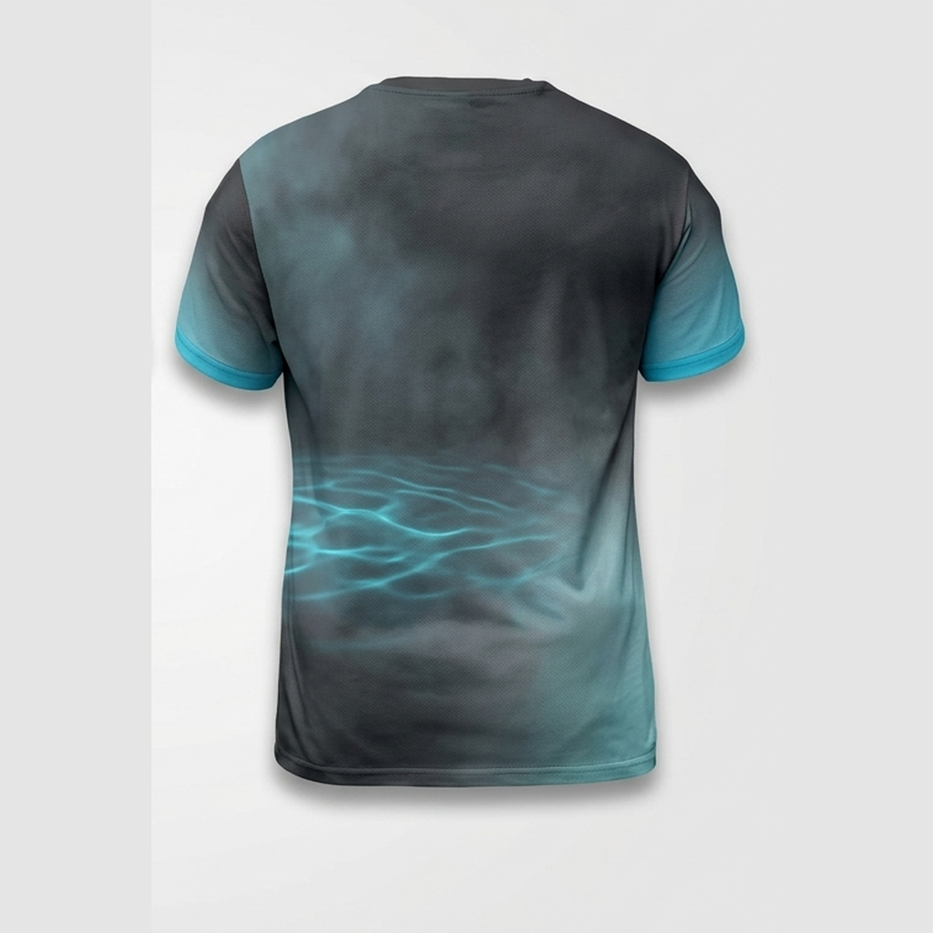 Bizarre Glowing Goldfish Crystal Skull Bowl Aop Tshirt