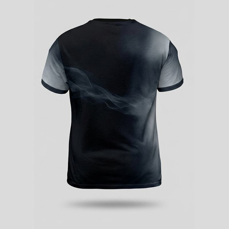 Eerie Grim Reaper Shadowy Scythe Aop Tshirt