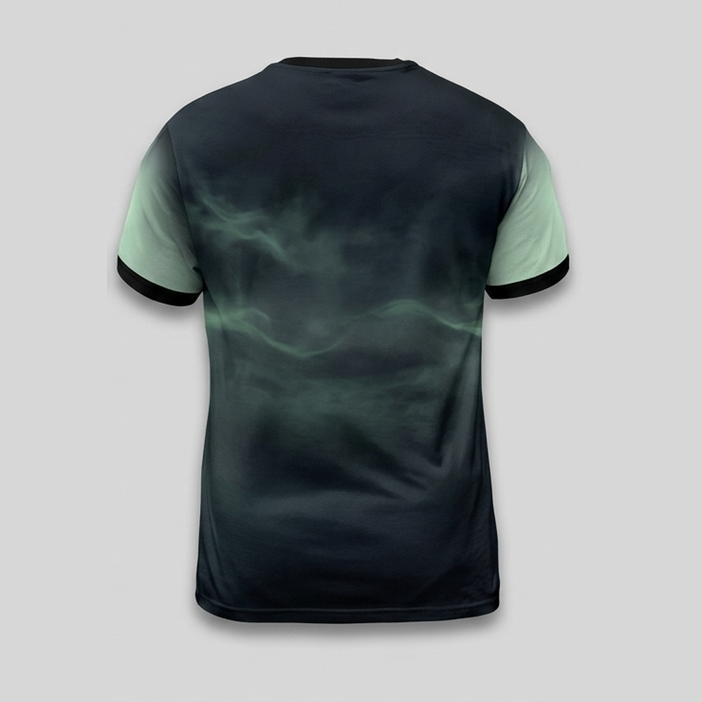 Spectral Green Ghostly Pumpkin Spirit Aop Tshirt