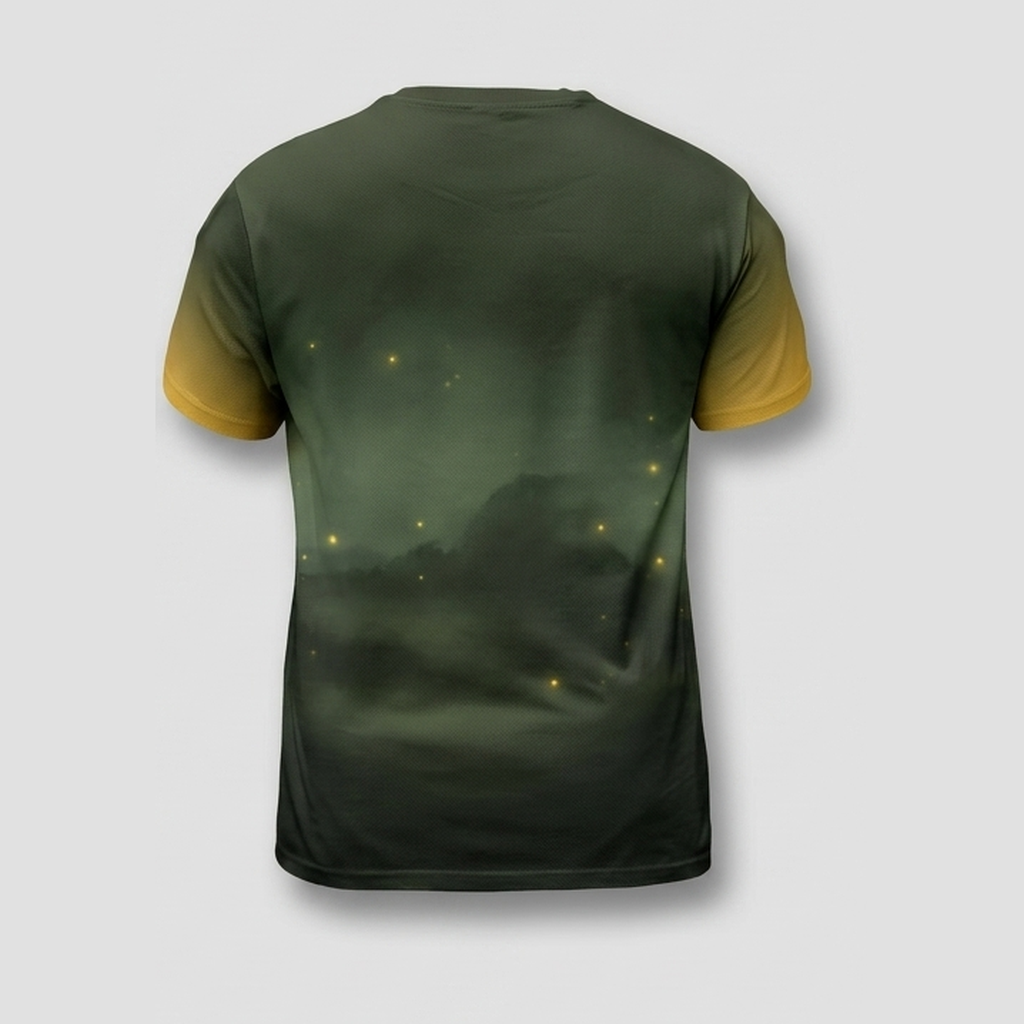 Witchy Toad Glowing Toadstool Fireflies Aop Tshirt